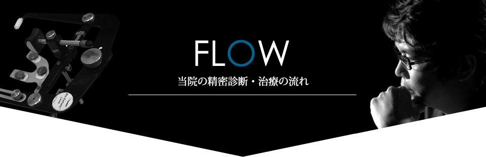 当院の精密診断・治療の流れ